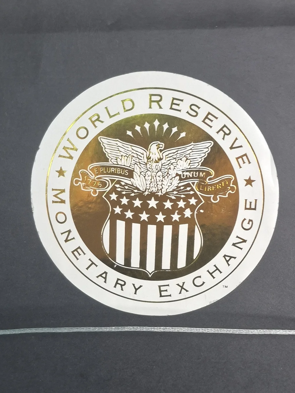World Reserve Monetary Exchange USA Presidential Dollars Framed Coin Display